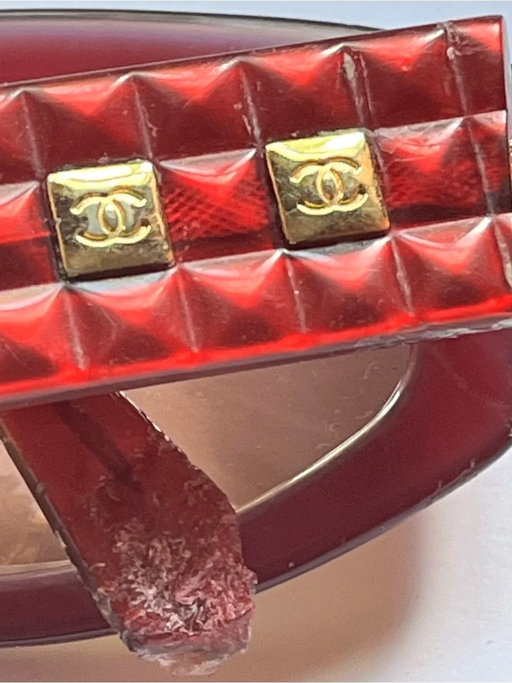 Chanel Vintage Chocolate Bar Quilted 5029 Womens Full Rim Eyewear Glasses - AS I
